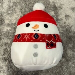 Squishmallow Snowman Plushie Toy